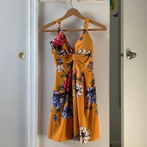 Yellow Floral Dres